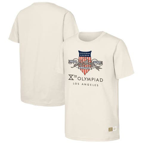 Men's  Natural 1932 Los Angeles Games Olympic Heritage T-Shirt