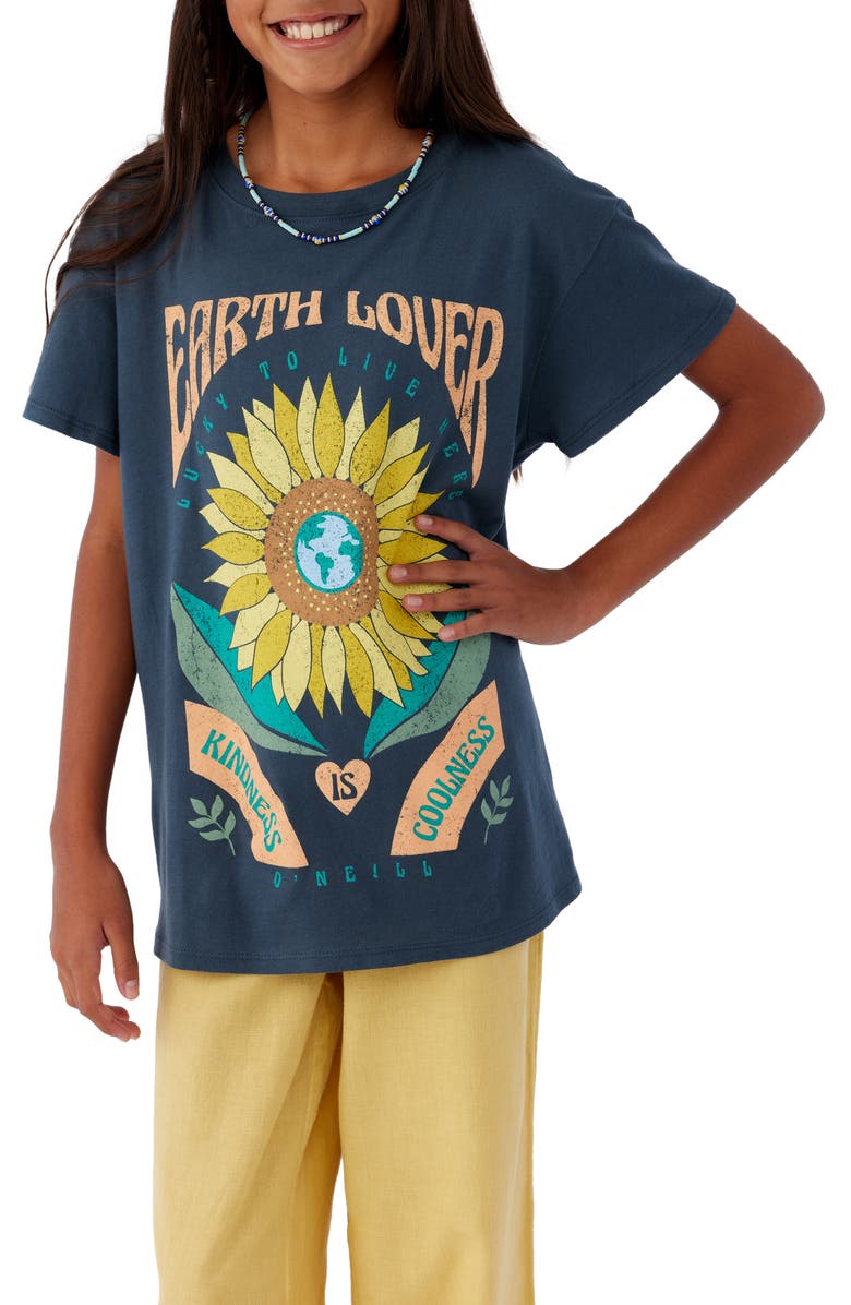 O'Neill Kids' Kindness is Coolness Cotton Graphic Tee, Main, color, 
