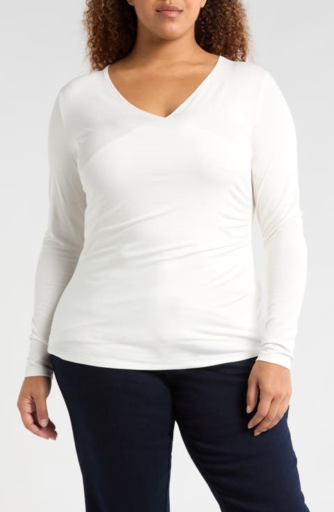 Liquid Cross Front Top (Plus)