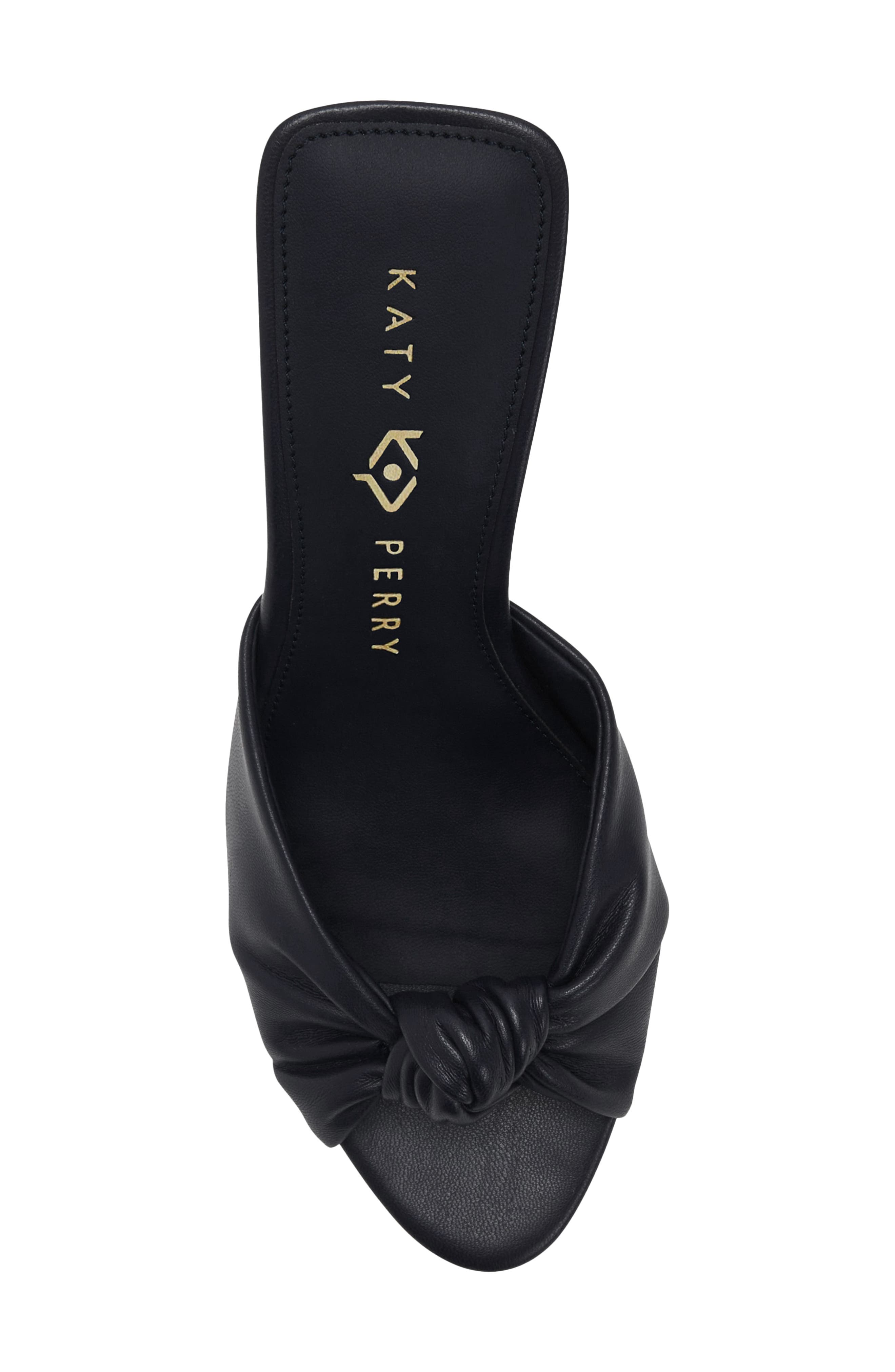 The Framing Heel Knotted Sandal, Alternate, color, BLACK