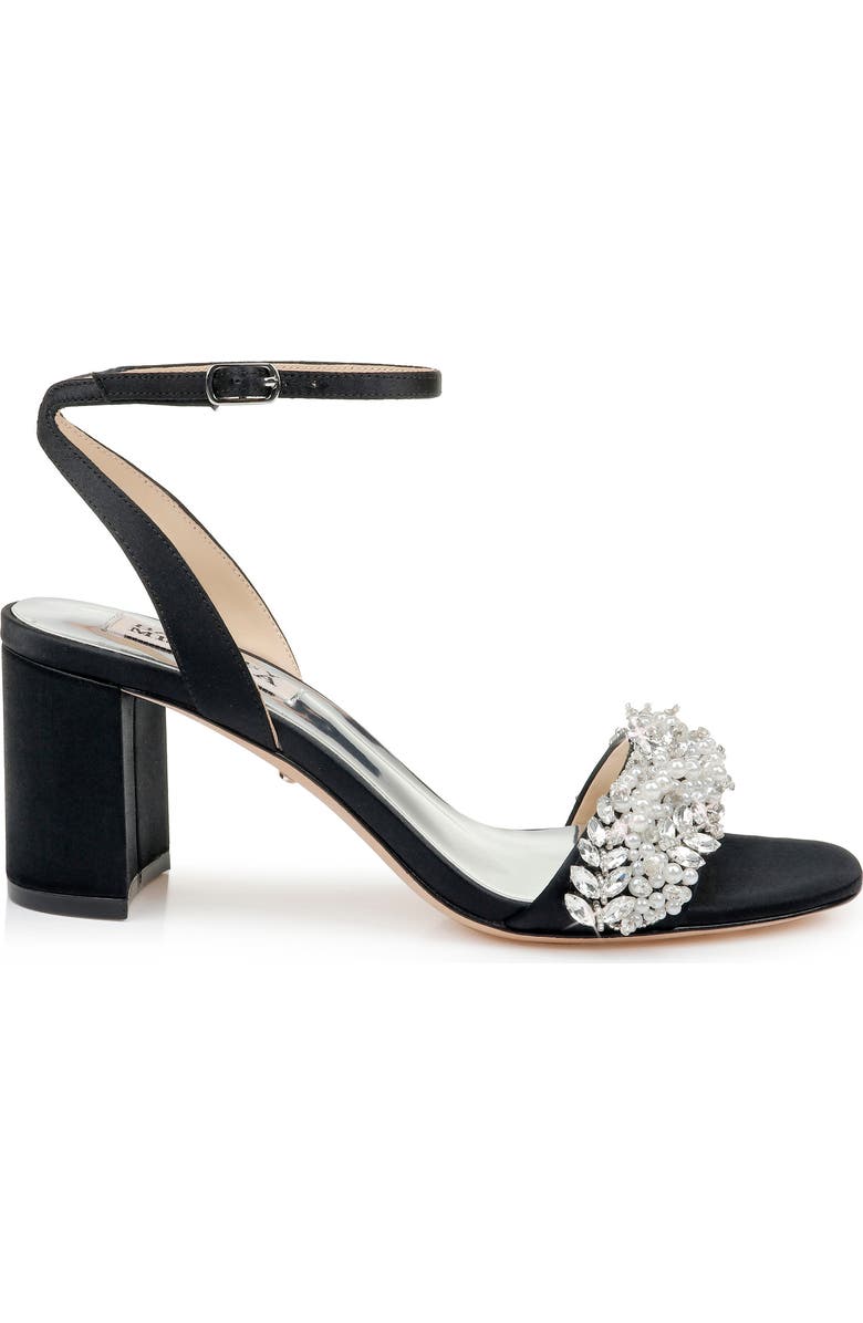 Badgley Mischka Collection Clara Embellished Sandal, Alternate, color,