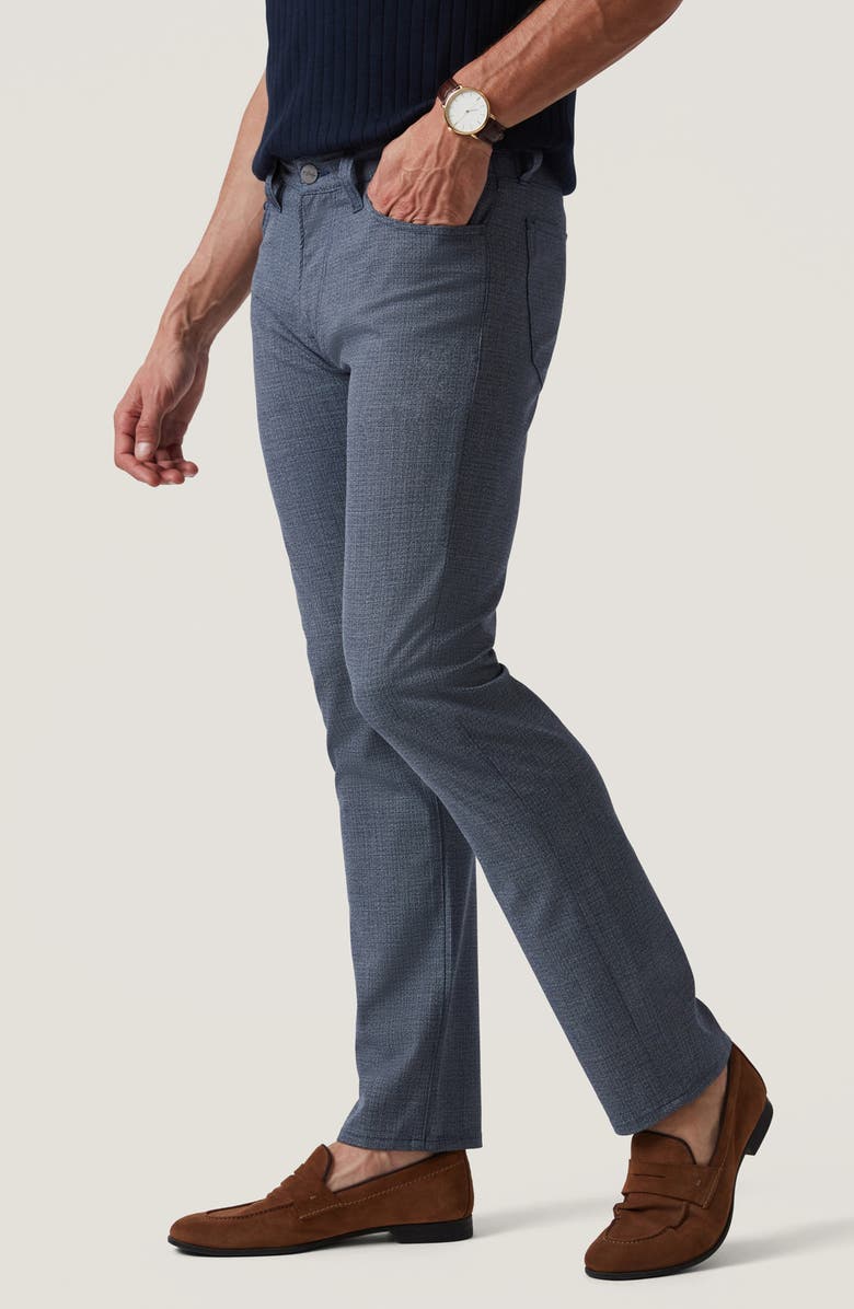 34 Heritage Courage Straight Leg Pants, Alternate, color, Navy Fancy