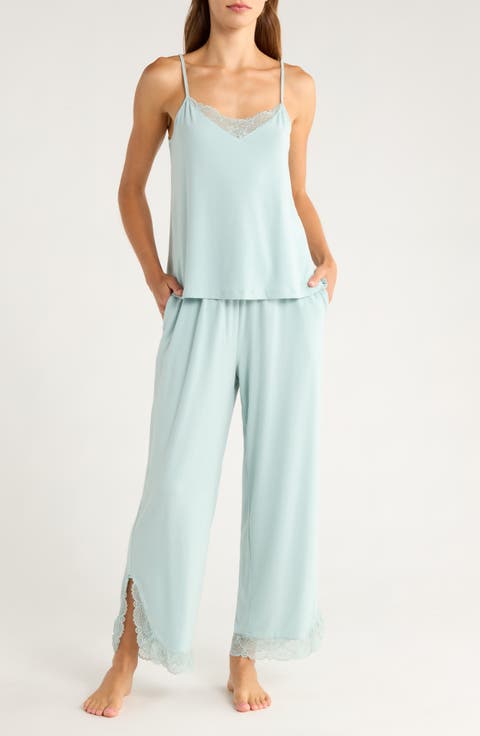 Moonlight Eco Lace Trim Pajamas