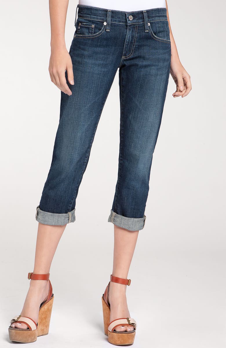 AG Jeans 'Tomboy' Crop Stretch Jeans, Main, color, Muse