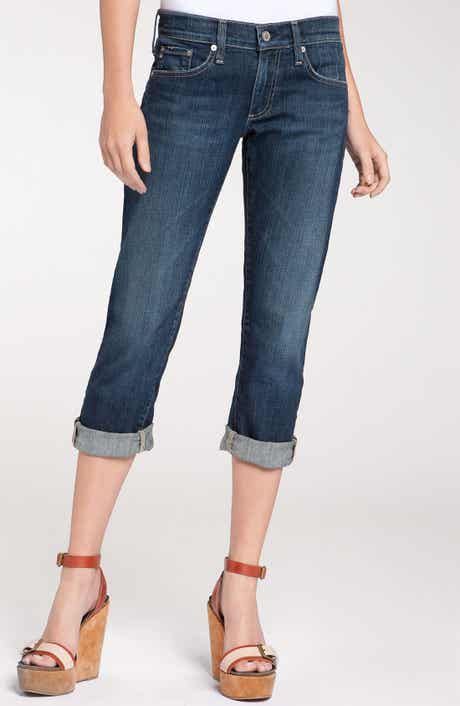 AG Jeans 'Tomboy' Crop Stretch Jeans