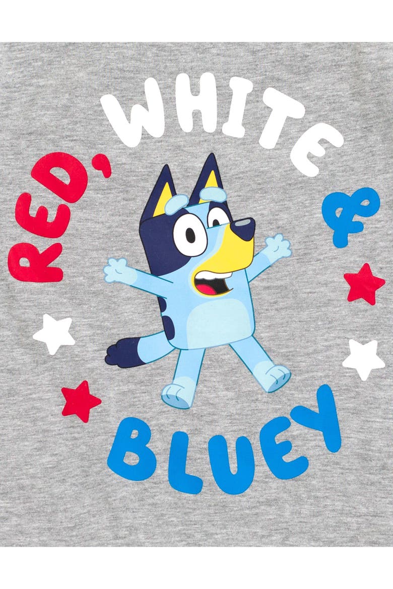 Short Sleeve Graphic T-Shirt, Alternate, color, Heather Grey Bluey