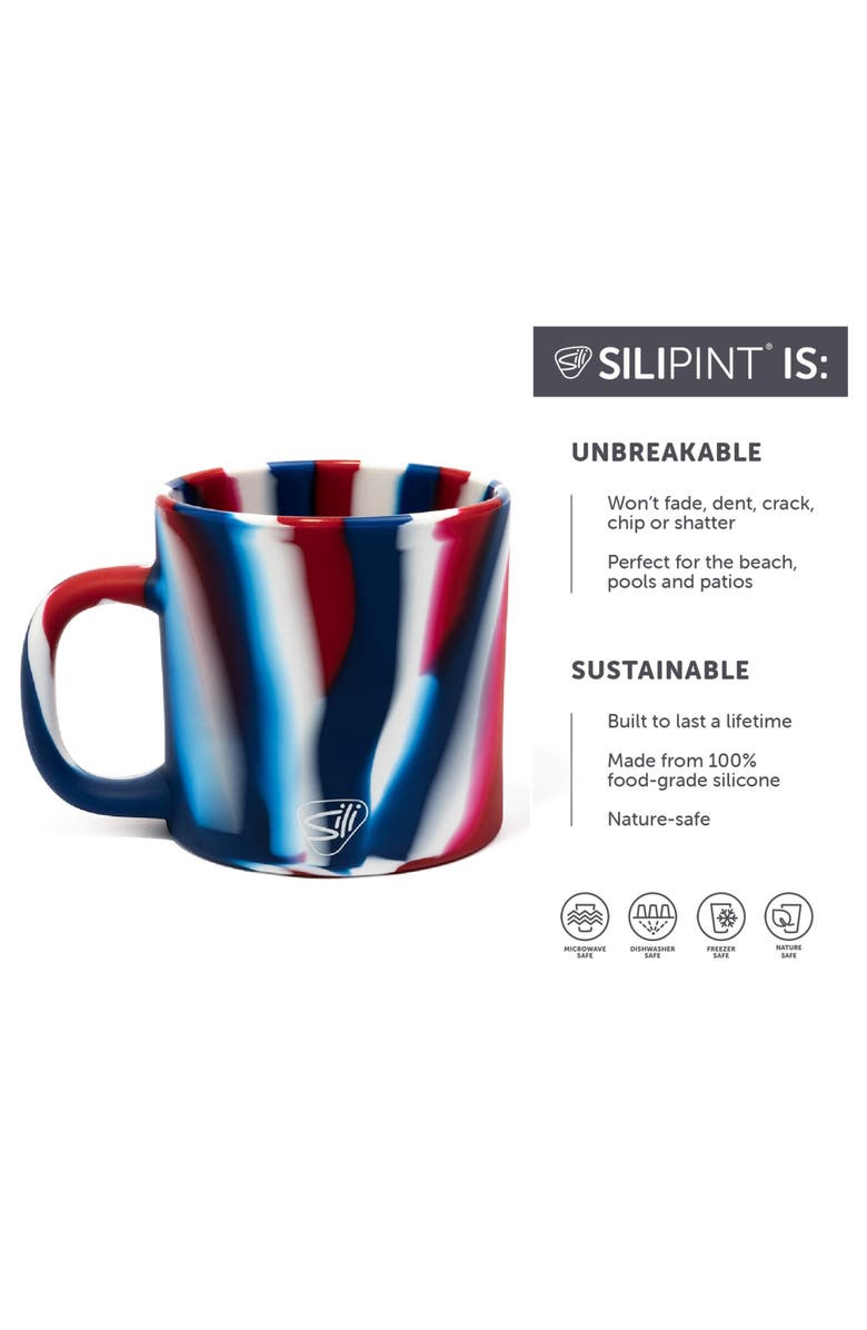 Silipint 2 Pack 16oz Silicone Coffee Mug, Alternate, color,