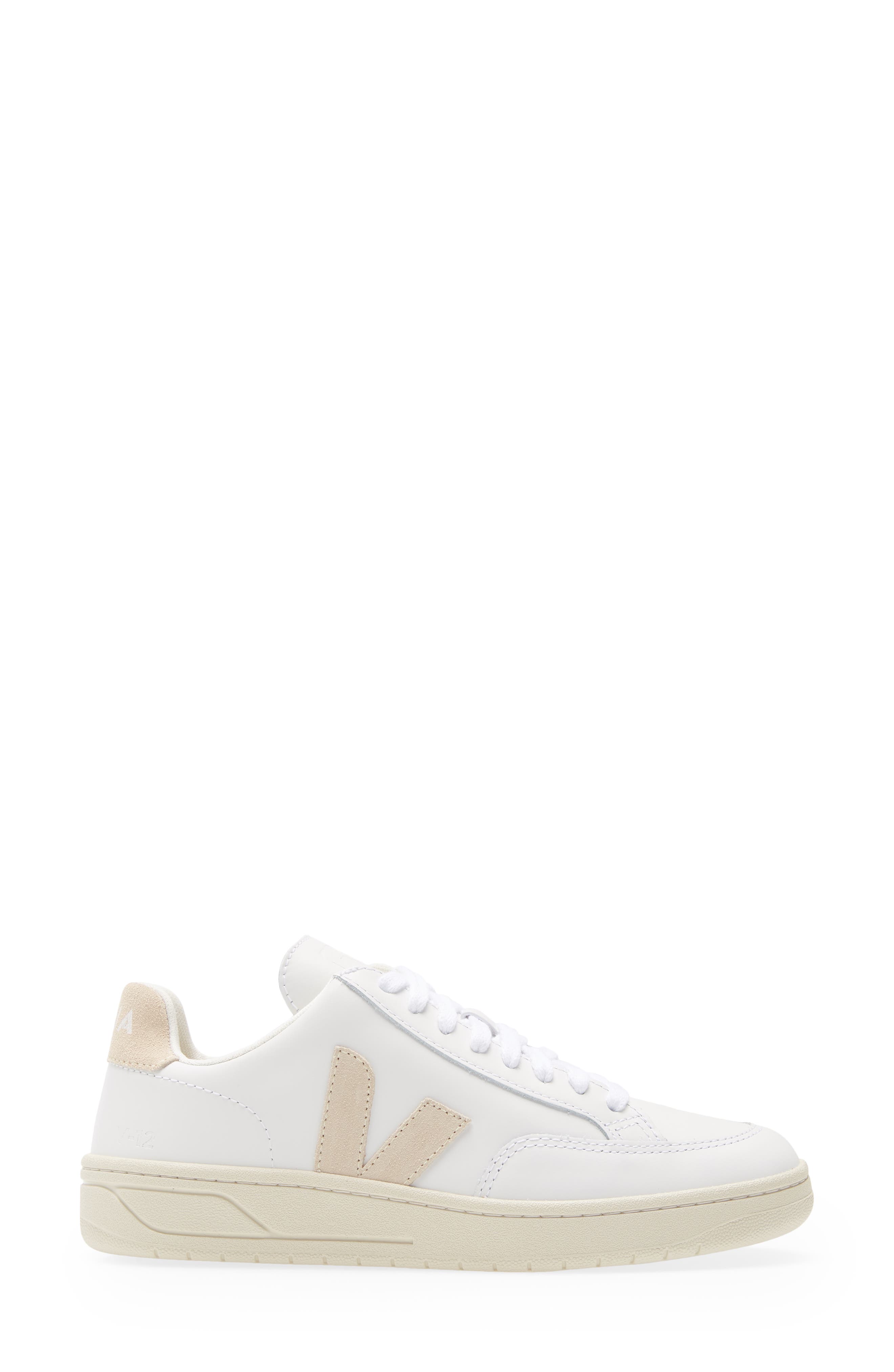Veja V-12 Sneaker, Alternate, color, Extra-White Sable