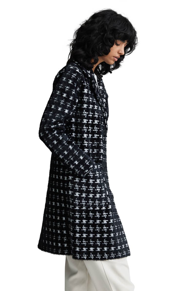 NVLT Houndstooth Sweater Coat, Alternate, color,
