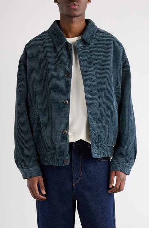 Nelvil Oversize Corduroy Button-Up Jacket