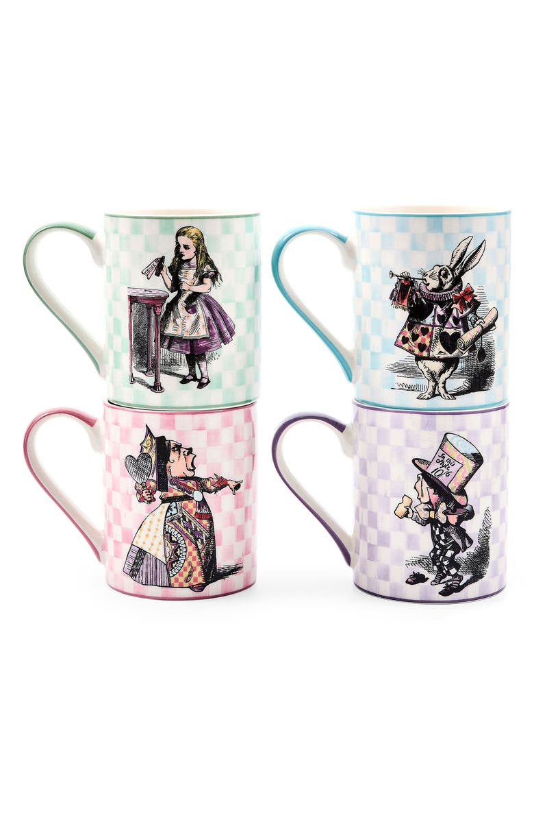 MACKENZIE CHILDS Mad Hatter Mug, Alternate, color, Violet