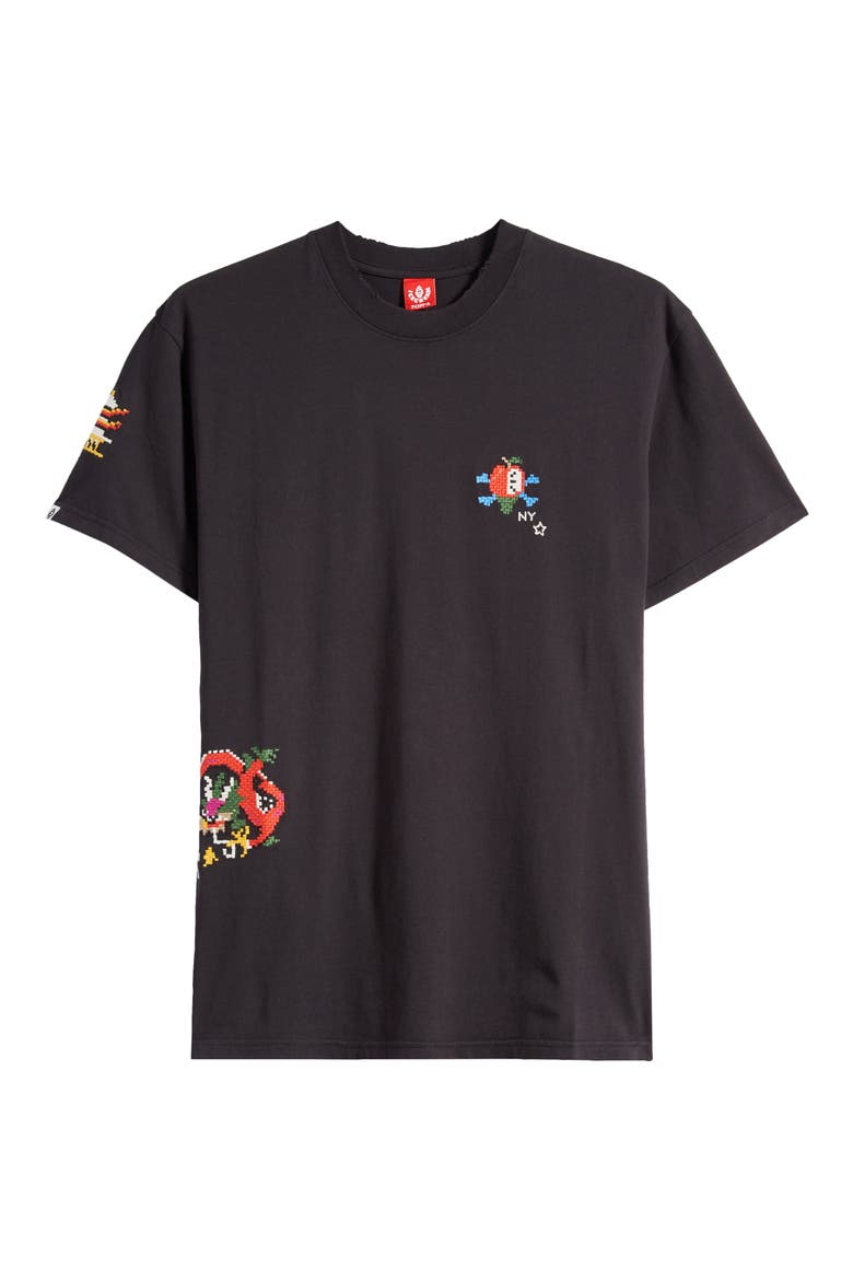 Voyager Embroidered Graphic T-Shirt, Alternate, color, STRETCH LI