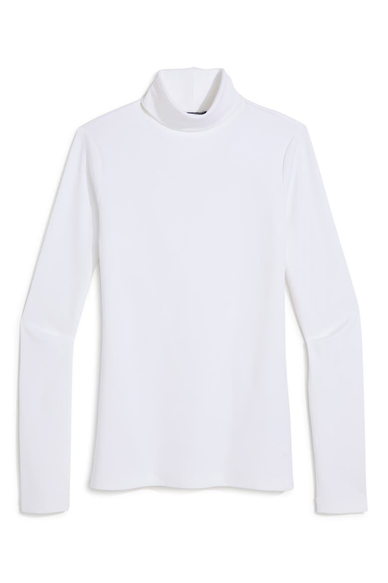 Turtleneck Top, Main, color, WHITE CAP