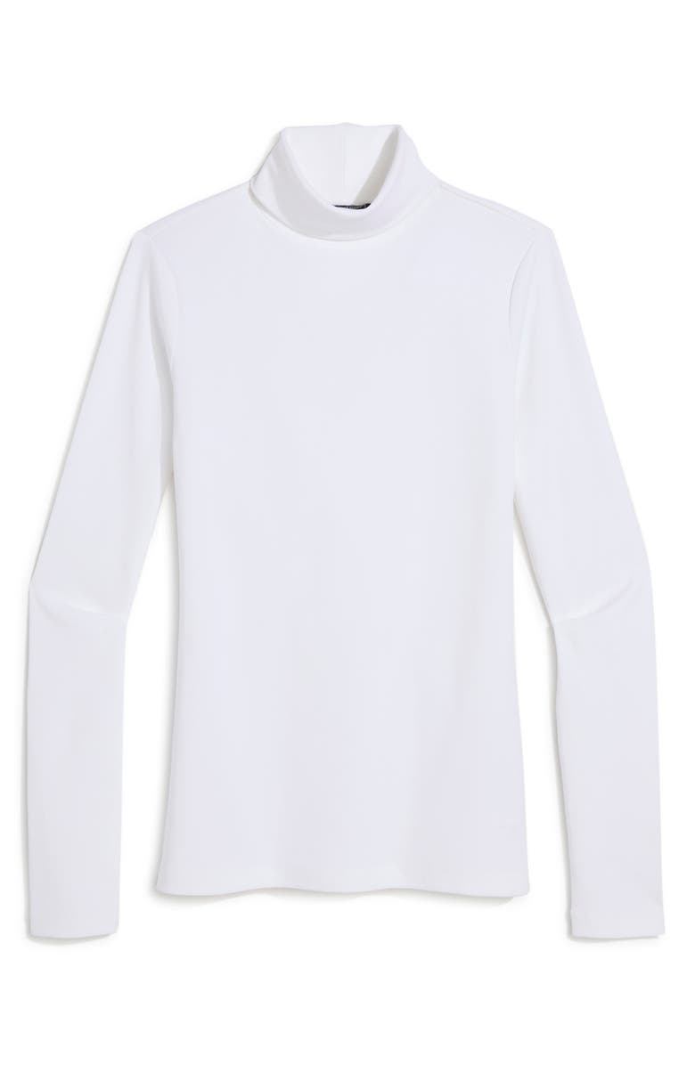 vineyard vines Turtleneck Top, Main, color, White Cap
