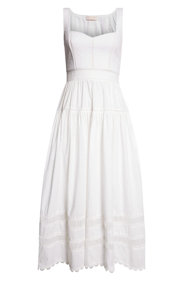 Ulla Johnson Isadora Cotton Fit & Flare Sundress, Alternate, color, Cowrie