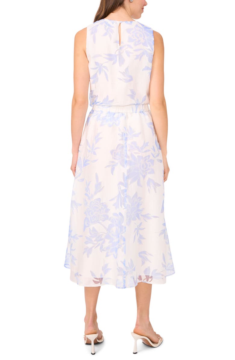 Halogen<sup>®</sup> Floral A-Line Midi Skirt, Alternate, color, Frozen