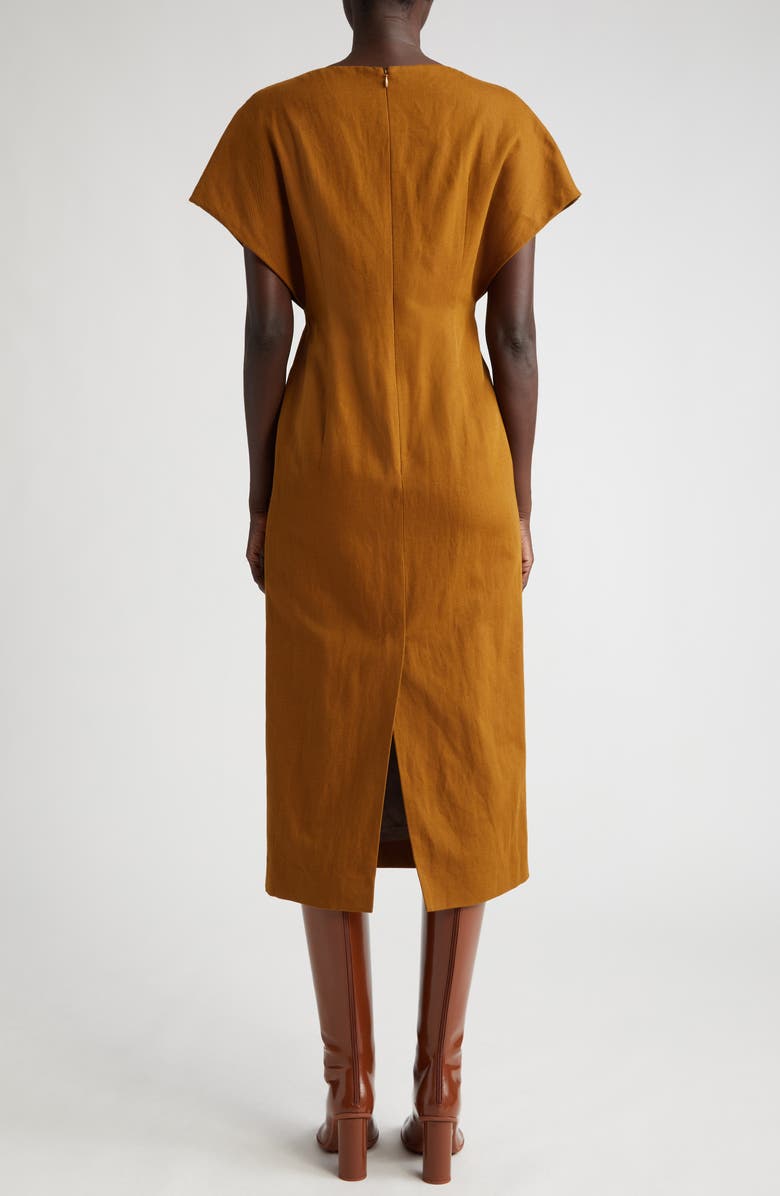Dries Van Noten Dezos Tucked Waist Shift Dress, Alternate, color, 