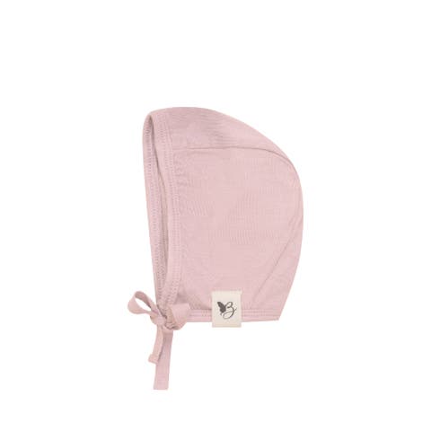 Girl Knit Bonnet with Strap Tie (Baby)