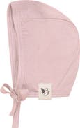 Bebe Bella Girl Knit Bonnet with Strap Tie