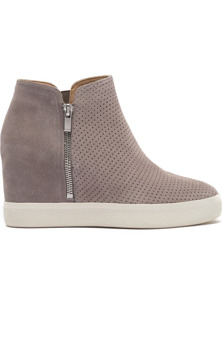 Via Spiga Savine Wedge Suede Sneaker, Alternate, color,