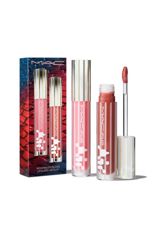 Mac Cosmetics Nightmode Lipglass Air Lip Gloss Duo $50 Value