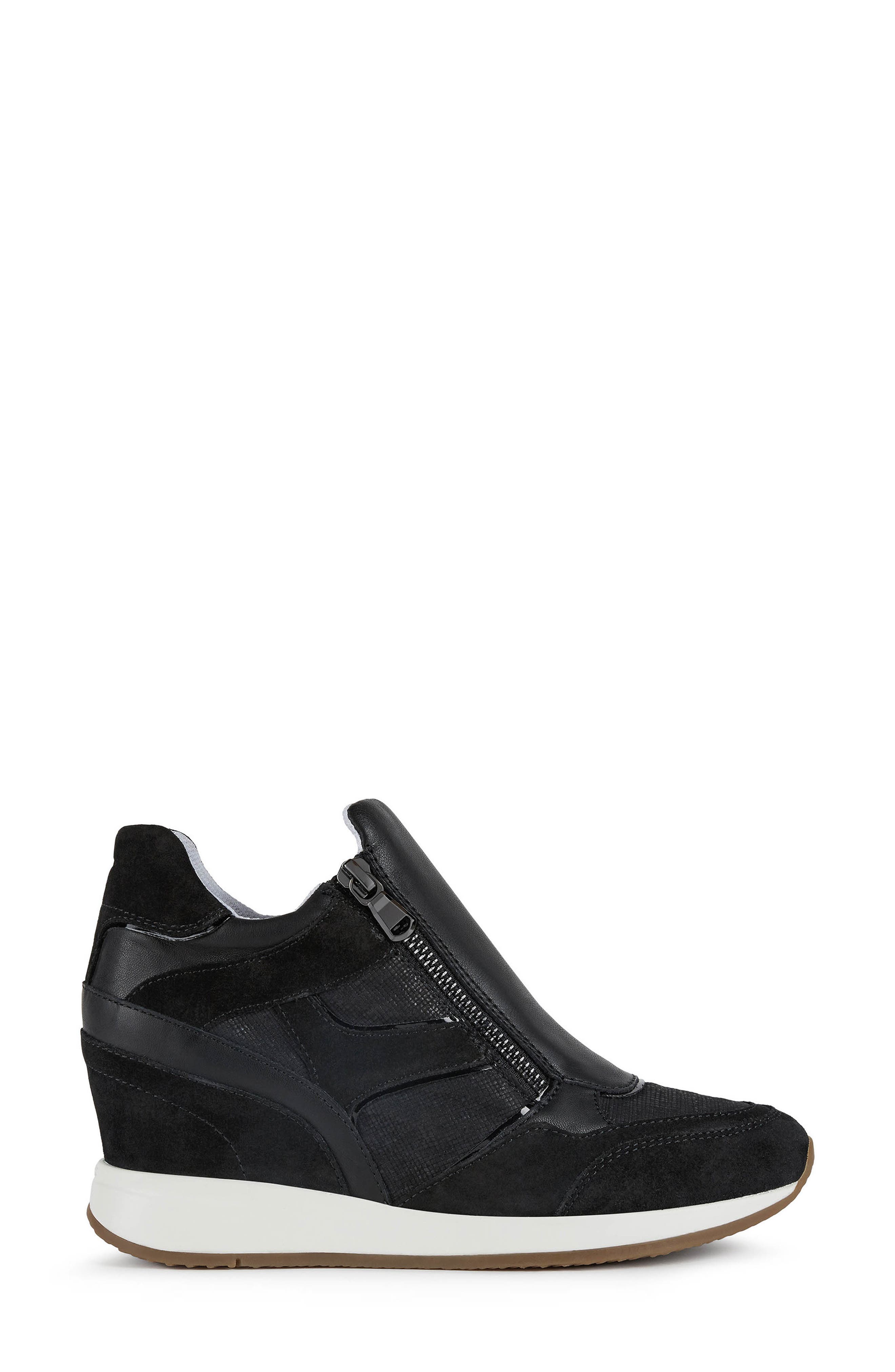 Geox Nydame Wedge Sneaker, Alternate, color, 