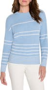 NIC+ZOE Circle Cotton & Cashmere Blend Sweater