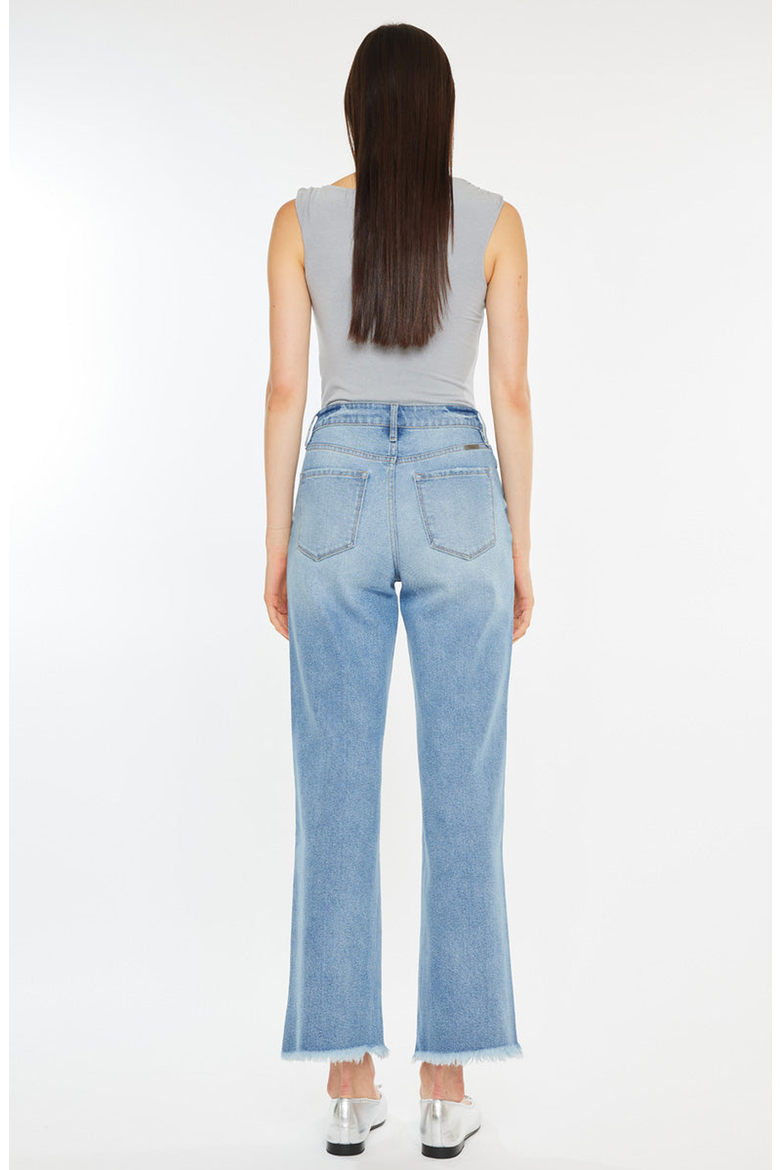 Bri Essentials High Rise Slim Wide Leg Jeans, Alternate, color, Medium Wash