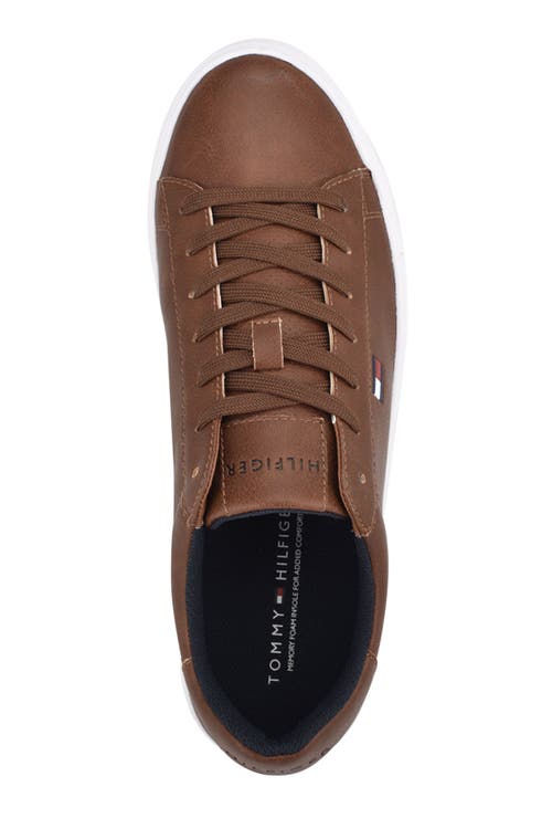 Tommy Hilfiger Brecon Signature Sneaker In Brown