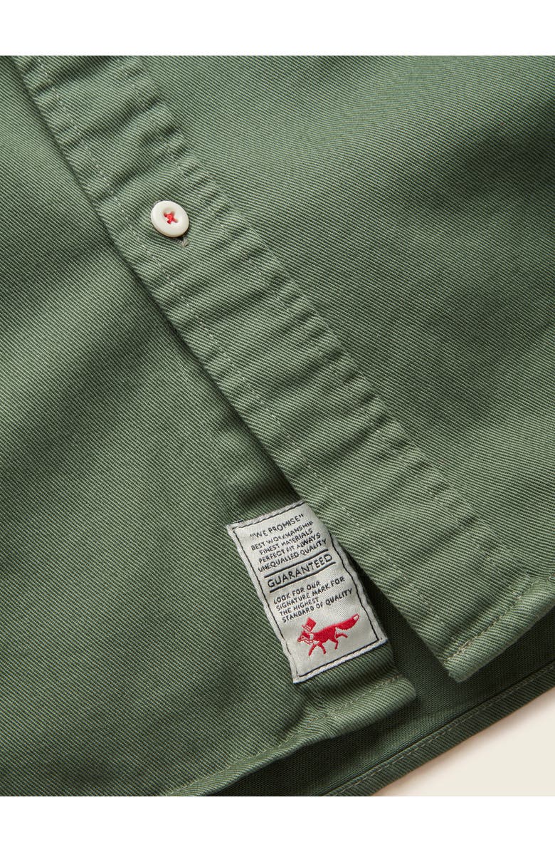 Aubin Normanby Button Up Shirt, Alternate, color, Dark Khaki