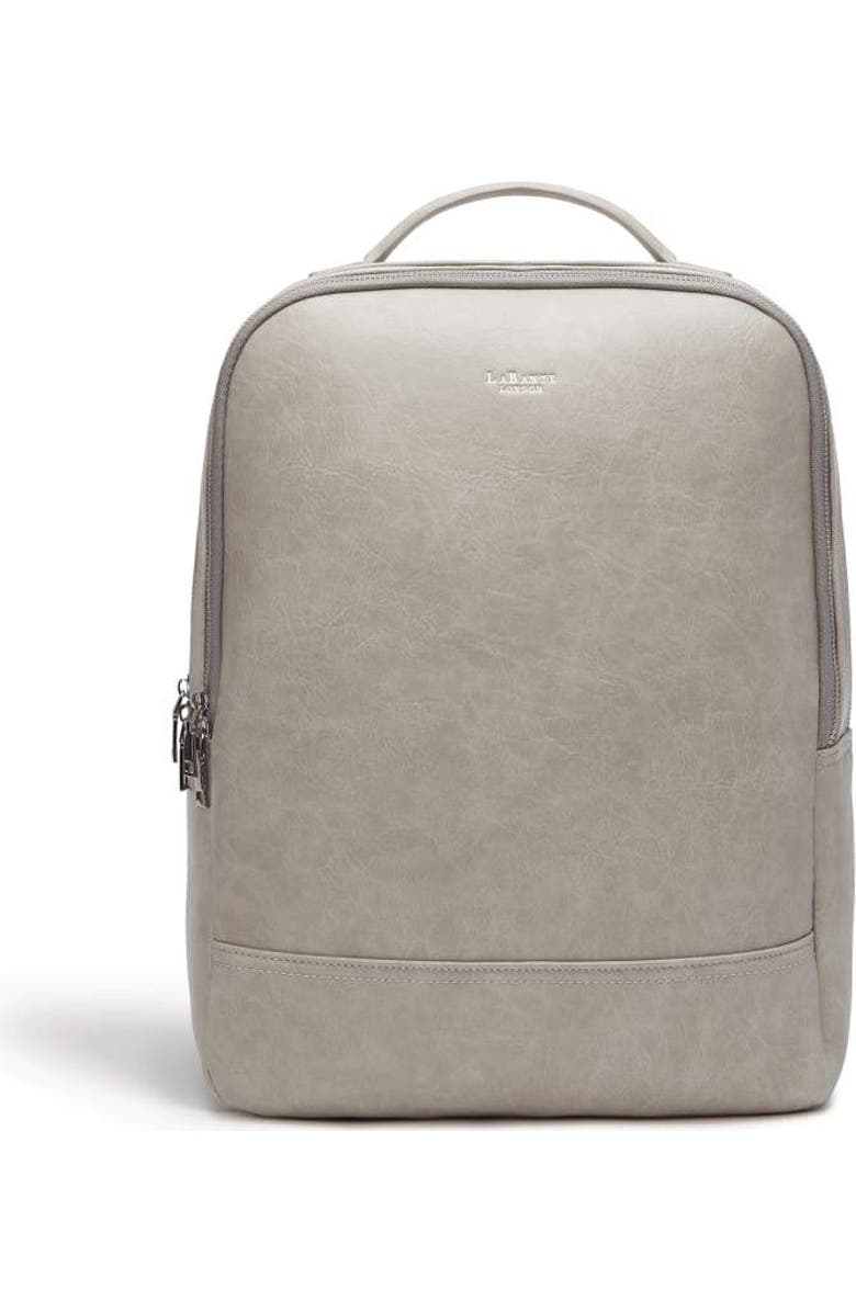 LaBante London Acacia Grey Vegan Laptop Backpack, Main, color, Grey