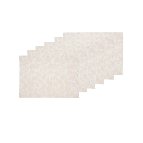 C & F Home C&f Home Warm Harvest Leaves Placemats Set Of 6, 14" X 20" In Neutral