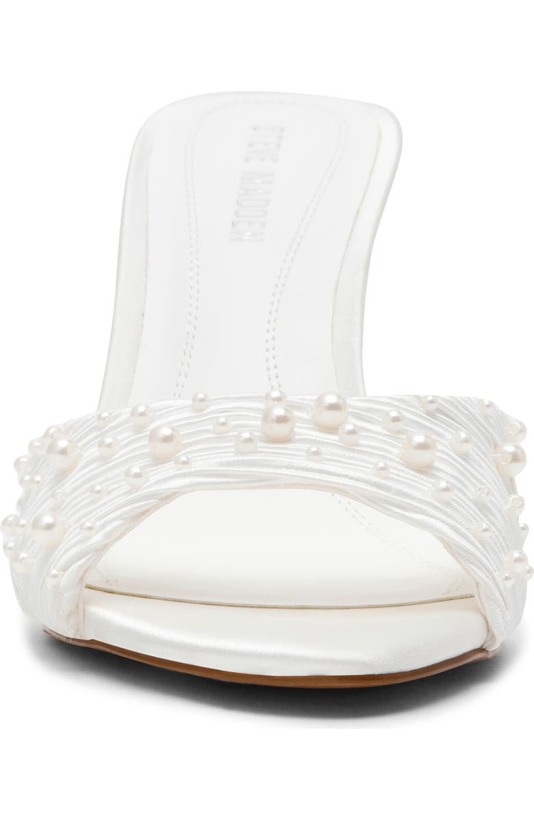 Steve Madden Santi Slide Sandal, Alternate, color, White Pearl