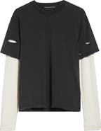 STOCKHOLM SURFBOARD CLUB Box Fit Distressed Layered Recycled Cotton T-Shirt