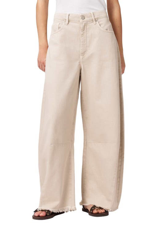 Payton Frayed Hem Wide Leg Jeans