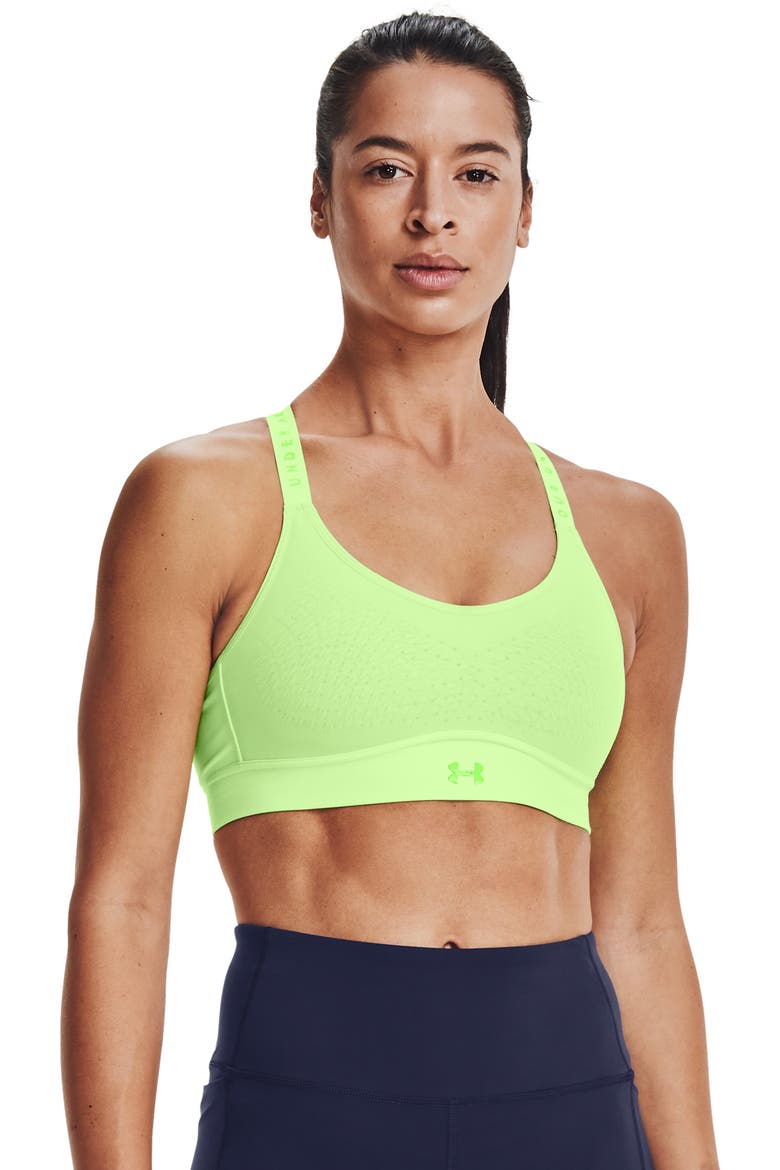 Infinity Mid Sports Bra, Alternate, color, SUMMER LIME / HYPER GREEN