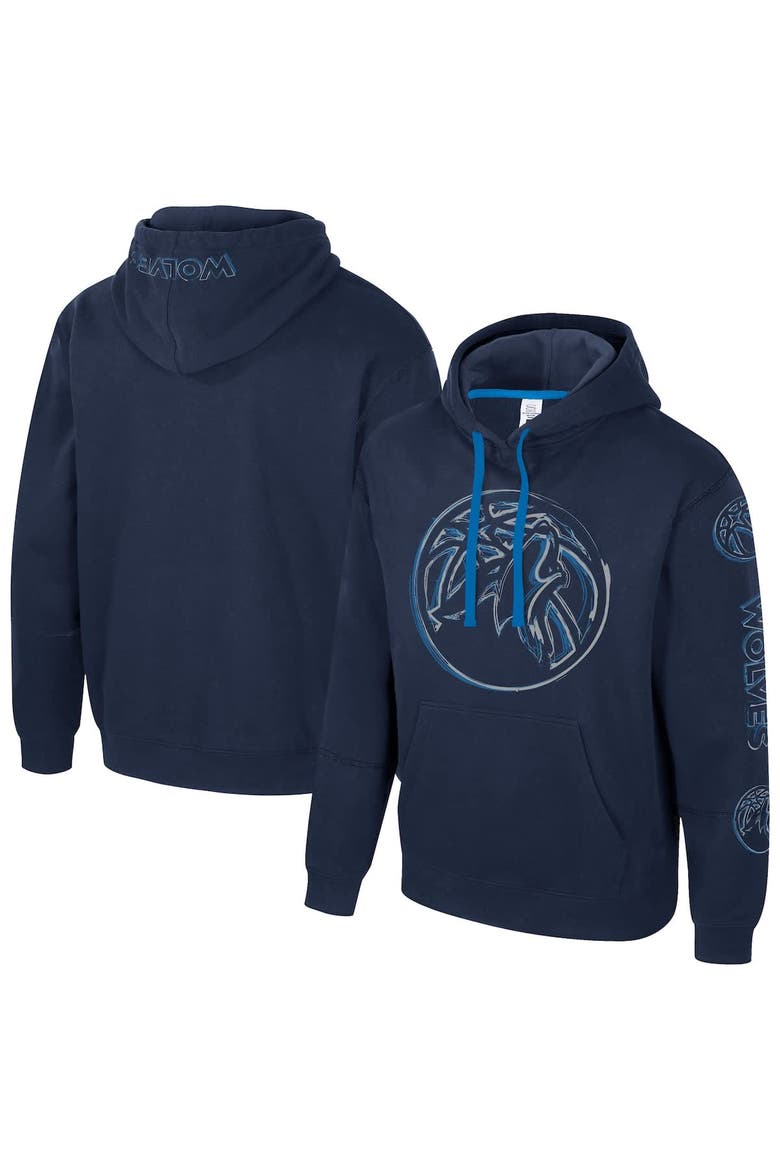 Unisex Stadium Essentials Navy Minnesota Timberwolves Elementized Pullover Hoodie, Alternate, color, Navy