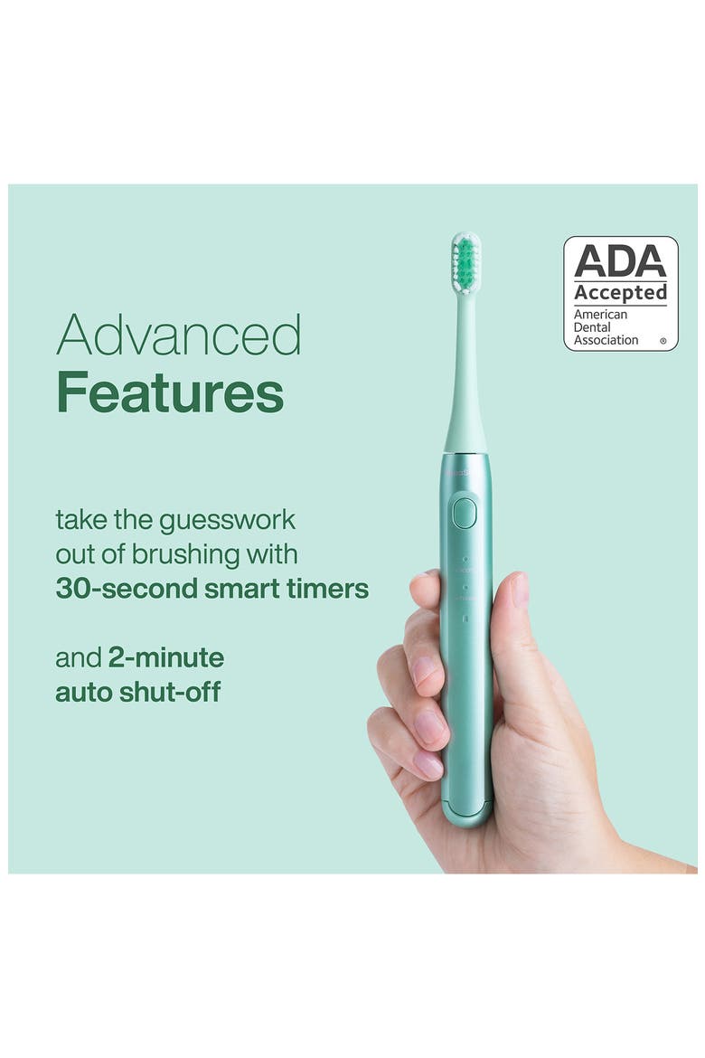 Icon Rechargeable Power Electric Toothbrush, Alternate, color, GREEN