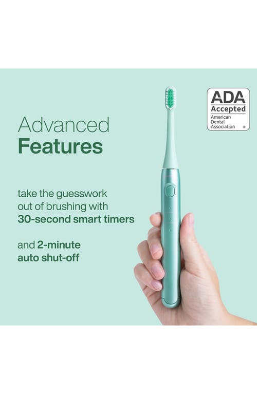Aquasonic Icon Power Toothbrush & Water Flosser Set In Mint
