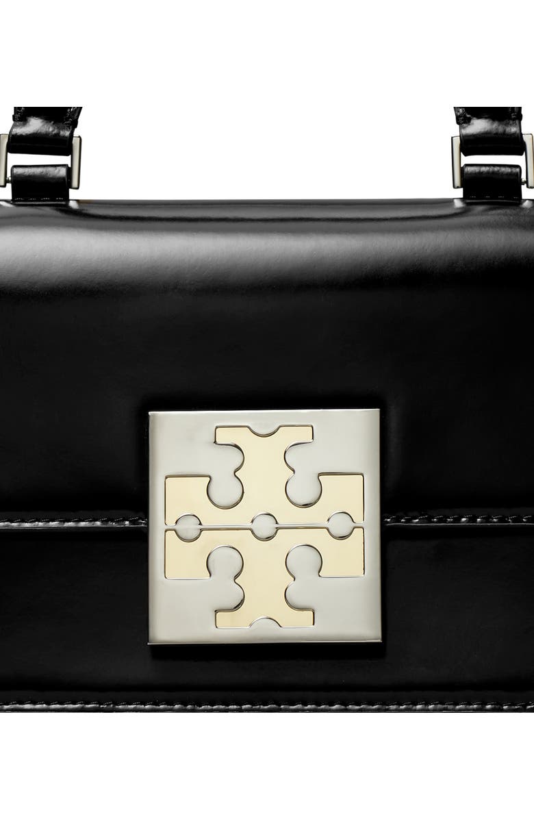 Tory Burch Bon Bon Spazzolato Mini Top-Handle Bag, Alternate, color,