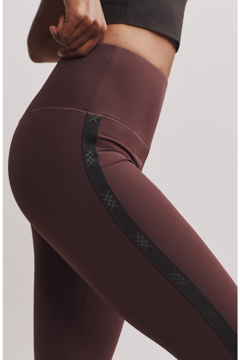 Alpine Fleece Leggings, Alternate, color, BROWN BERRY