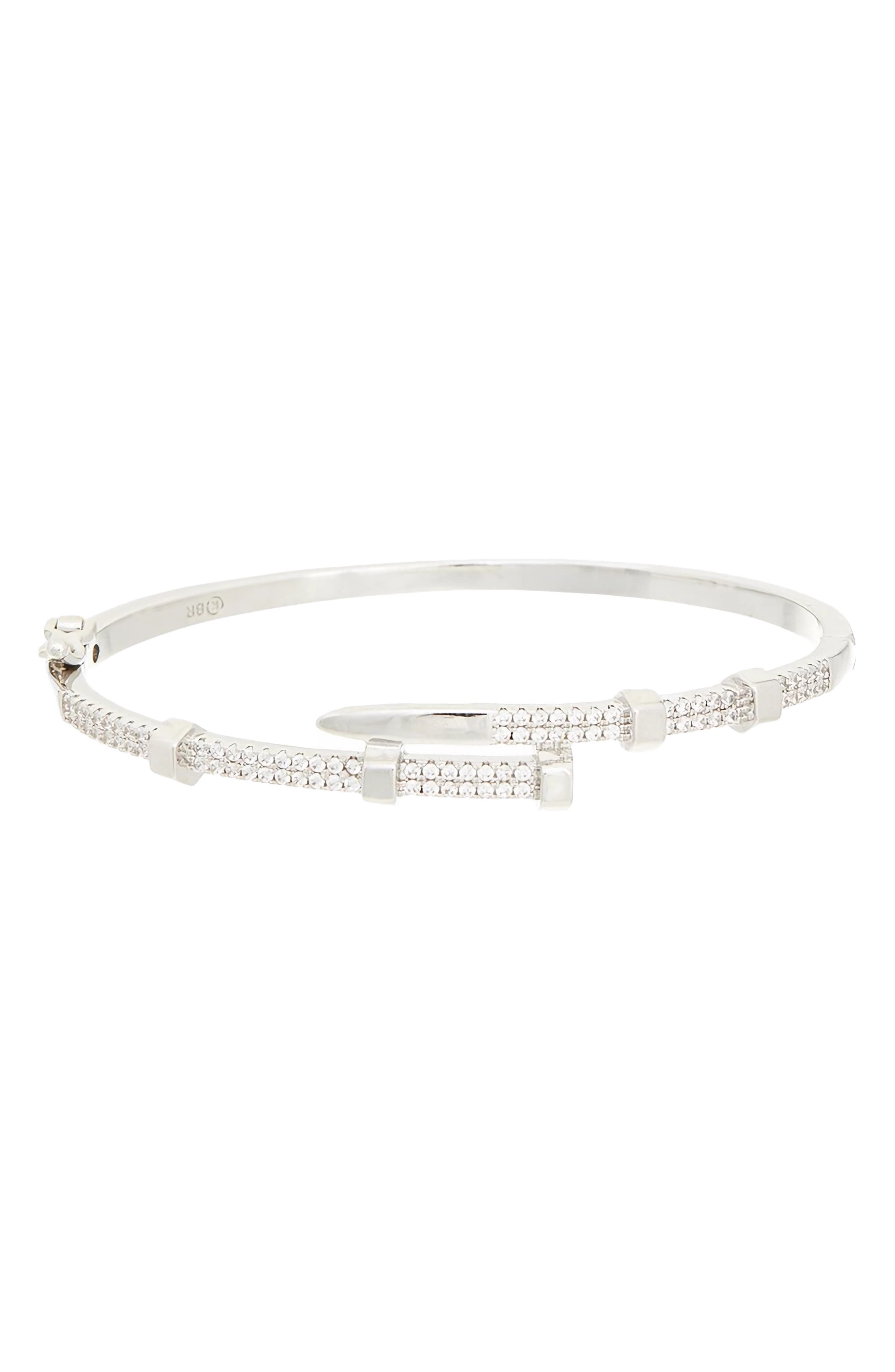 Juvell Pavé Nail Bangle Bracelet