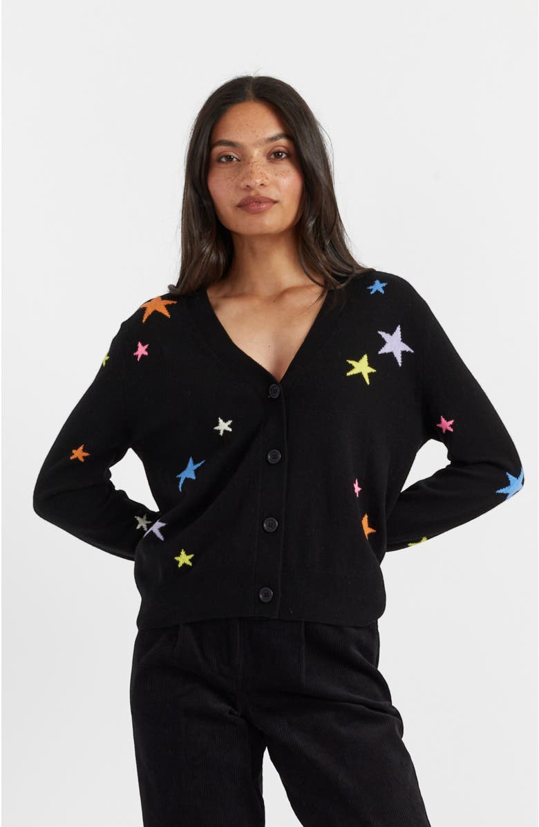 Chinti & Parker Wool-Cashmere Star Cardigan, Main, color, 