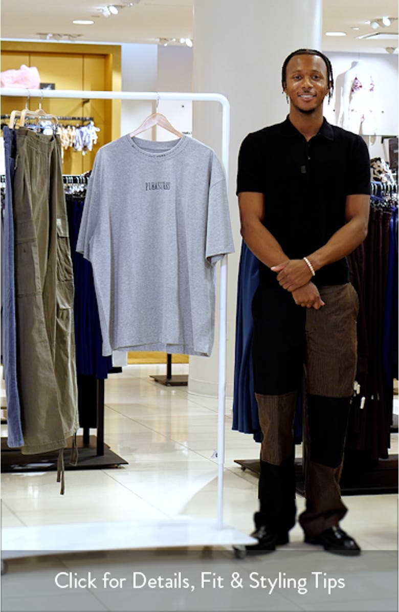 Cut Here Heavyweight Graphic T-Shirt, sales video thumbnail