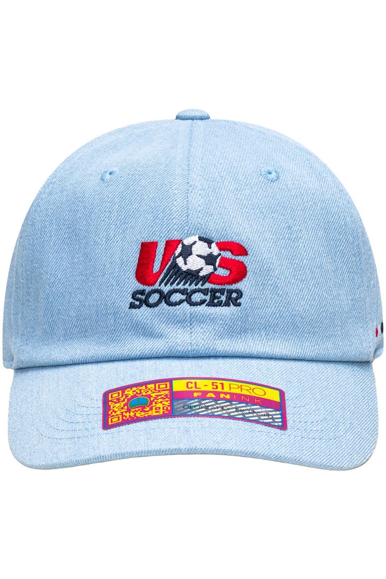 Unisex  Light Blue USMNT Making History Adjustable Trucker Hat, Alternate, color, Light Blue
