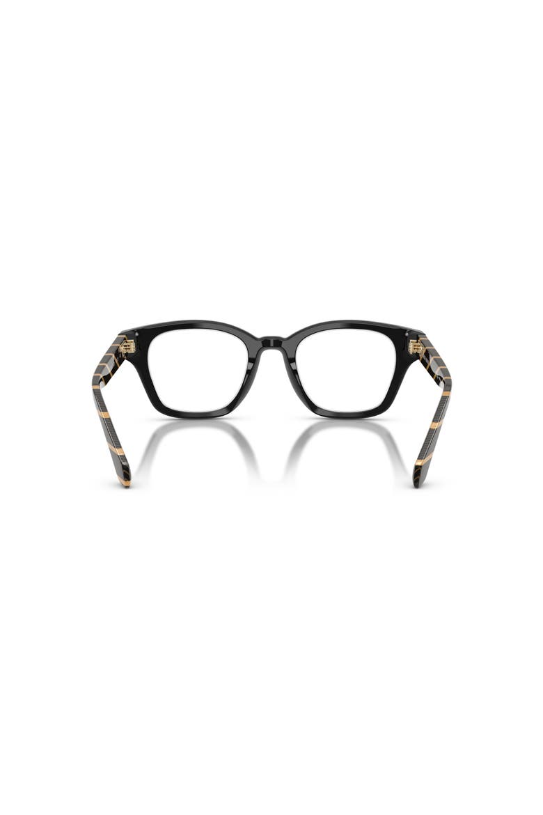 47mm Rectangle optical glasses, Alternate, color, Black