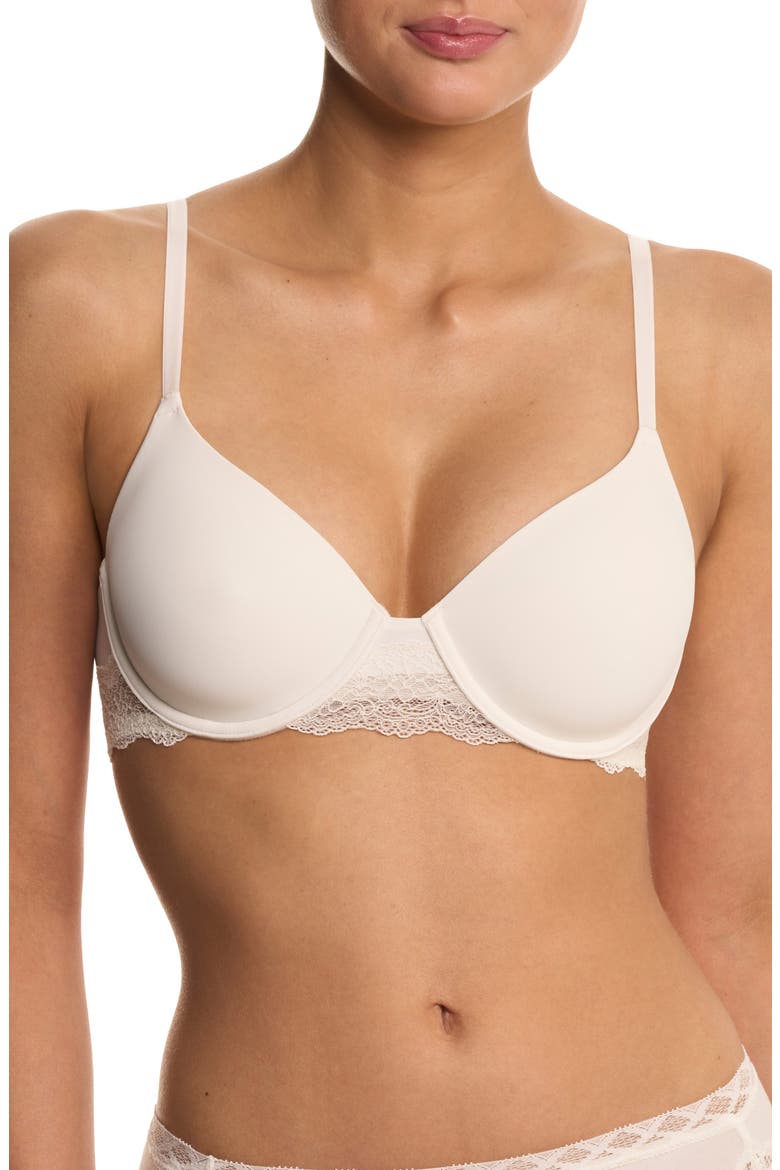 Beyond Perfect Lace Underwire T-Shirt Bra, Main, color, IVORY