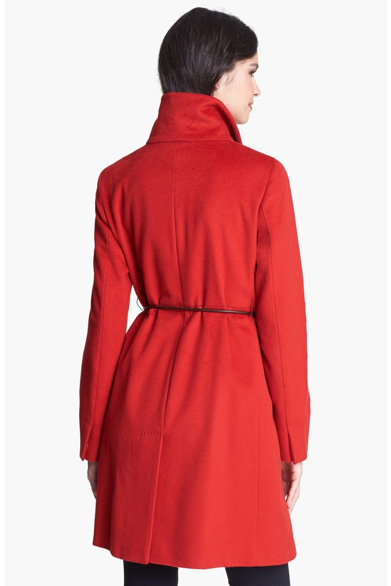 'Bric' Wool Coat, Alternate, color, RED