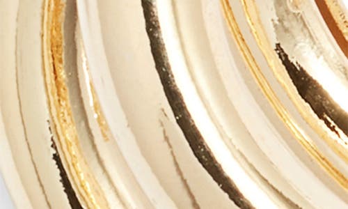 Set & Stones Anniston Triple Row Hoop Earrings In Gold