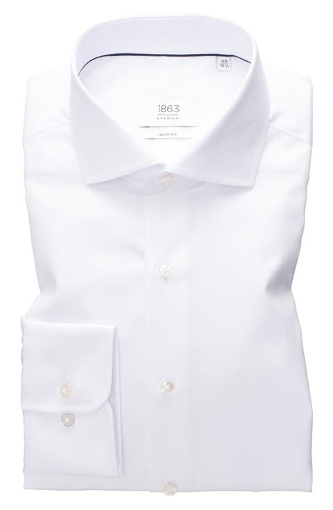 Luxury Slim Fit Non-Iron Dress Shirt